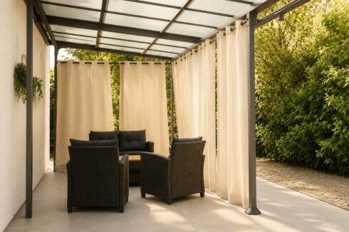 Garten der Intensivpflege-Wohngemeinschaft in Spiegelberg